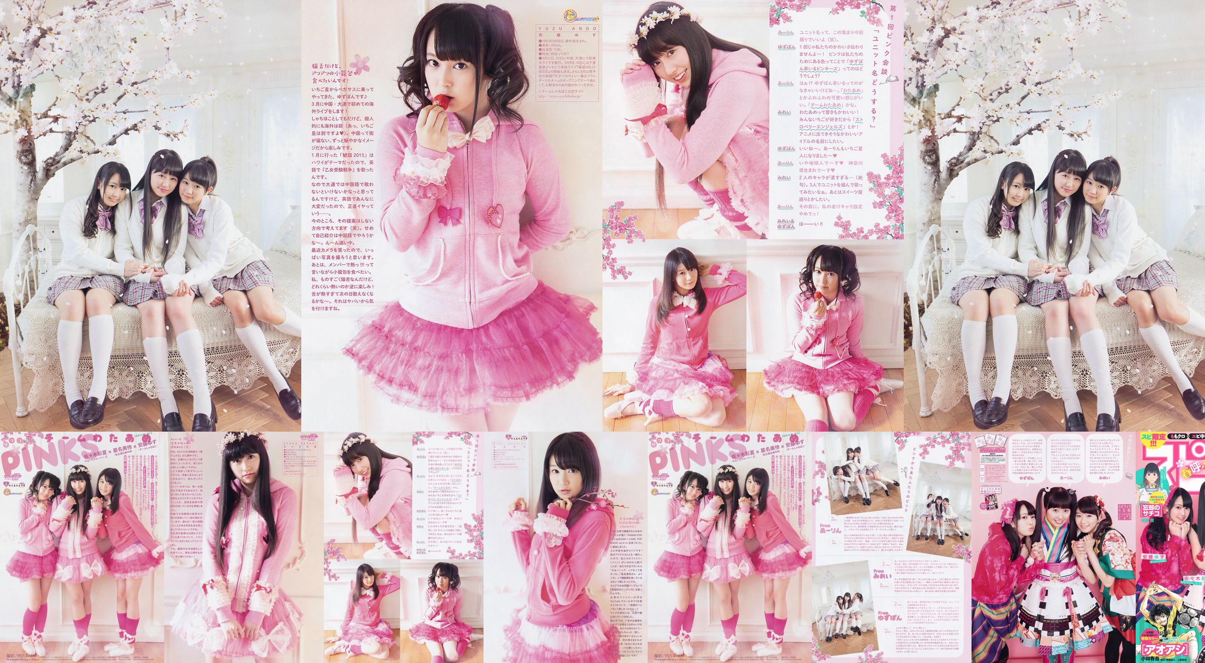 【ウィークリービッグコミックスピリッツ】佐々木綾香安藤ゆず星名みれい2015No.15フォトマガジン No.30cb7c ページ1