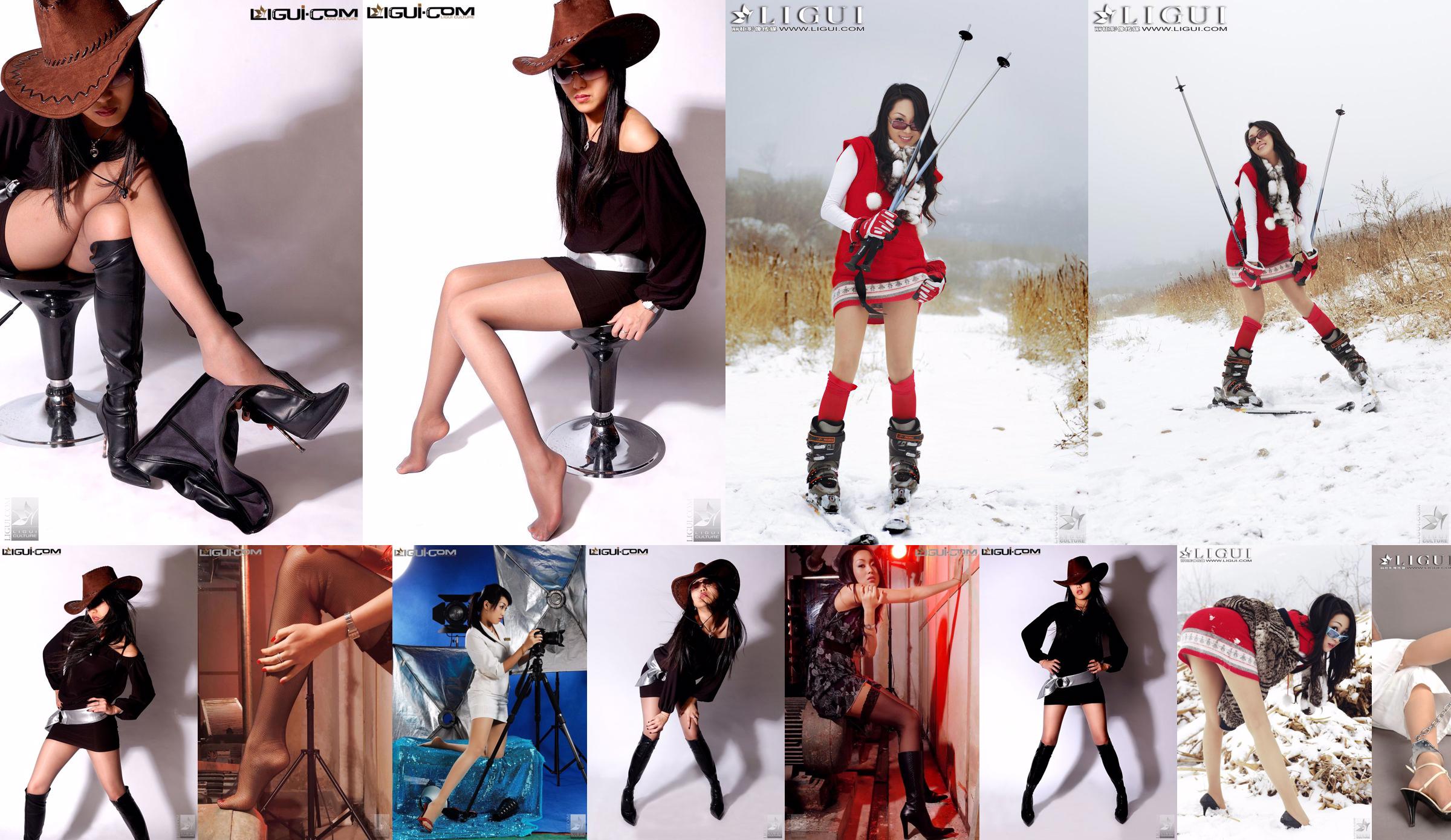 Model Linda "Flying Cowboy" [丽柜LiGui] Silk Foot Photo Picture No.7e9f74 Page 1