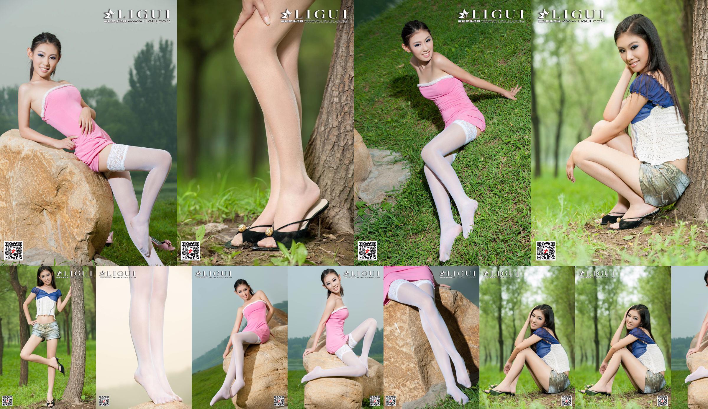 [丽 柜 Ligui] Model Wei Ling "Long Leg Girl" Piękne nogi No.c089b4 Strona 1
