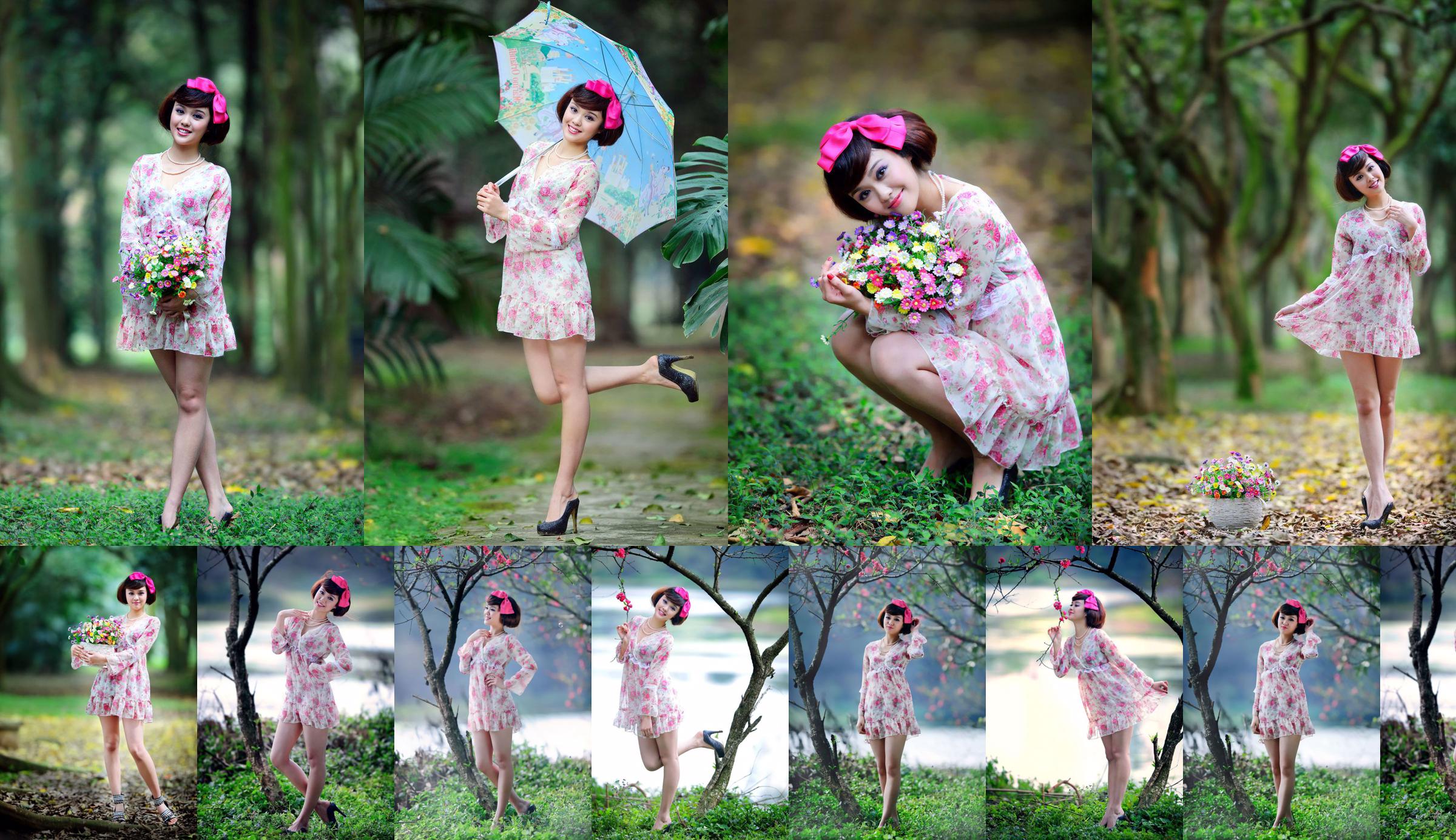 Yin Zhi สาวไต้หวัน "ถ่ายนอกชุดสีสวย" No.59b8c3 หน้า 1