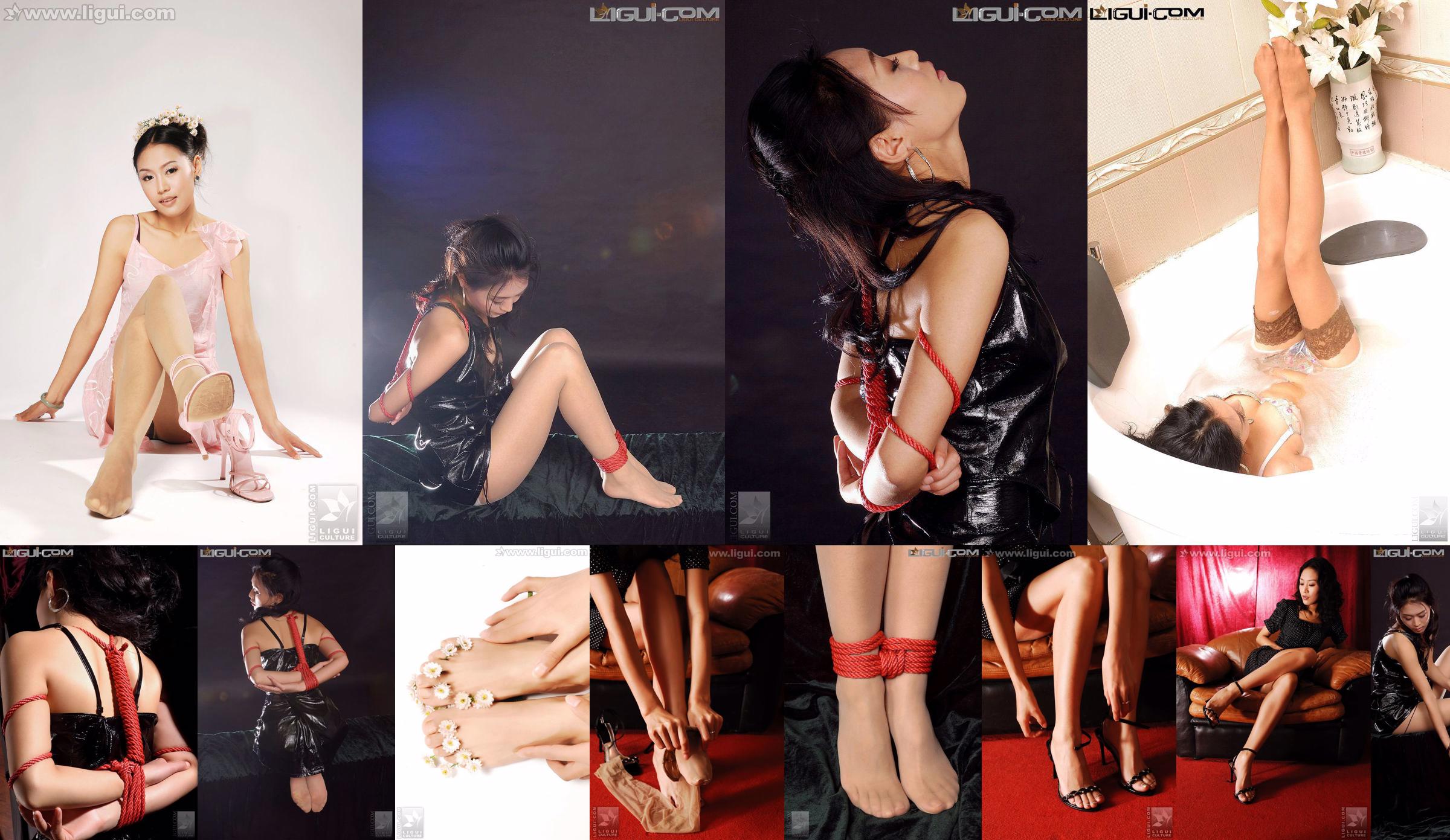 Modello Kaimi "Affascinante giovane donna che cambia elegantemente seta" [丽 柜 LiGui] Foto di seta del piede No.bdfc7d Pagina 1