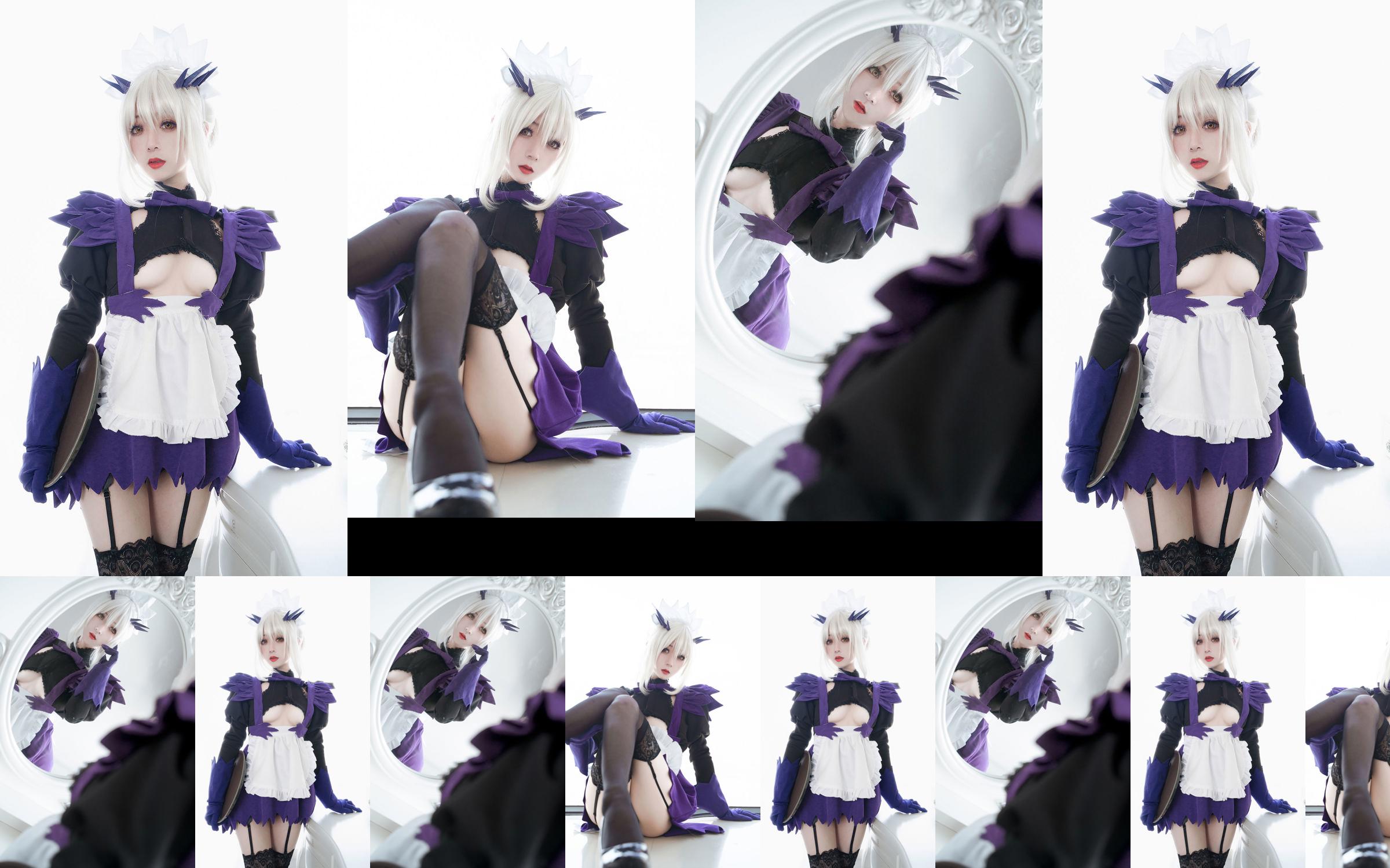 [ภาพคอสเพลย์] Weibo Girl Wuzheng Ryou - Joan of Arc Maid No.bbf719 หน้า 1