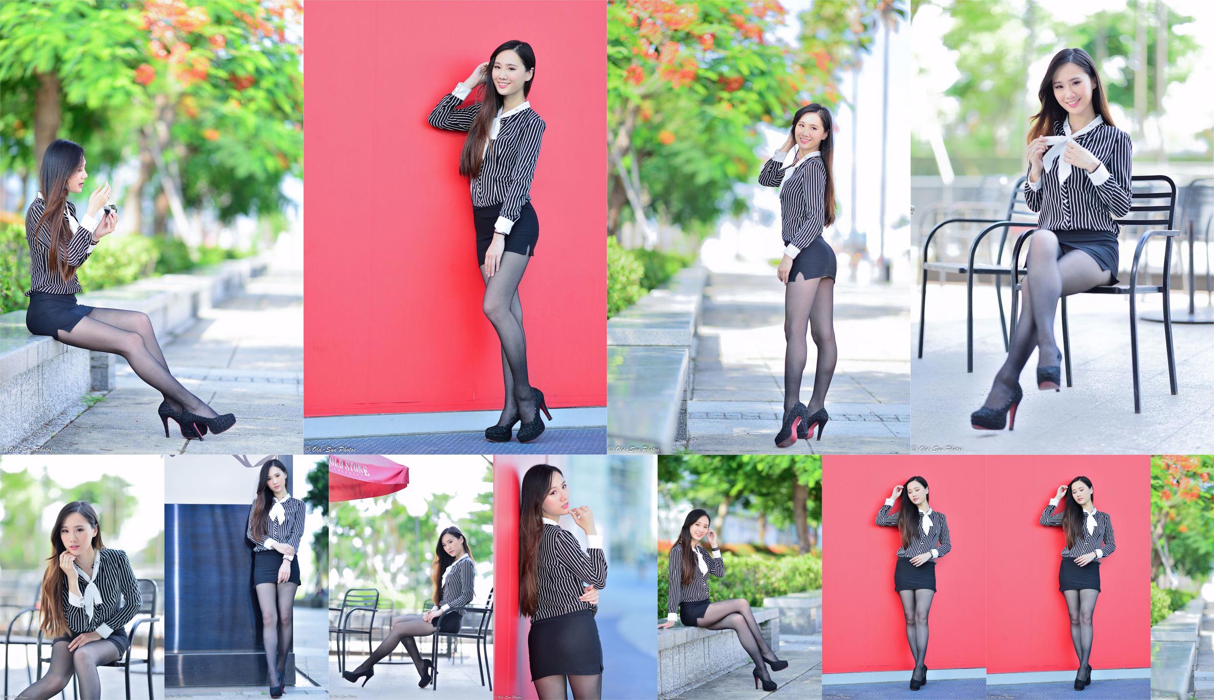 [Taiwan Zhengmei] Zhang Xiaomi-Black Silk OL Gadis Luar Ruangan No.66cd17 Halaman 1
